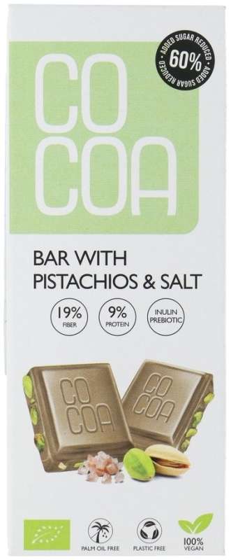 Cocoa Reep Choco Pistache Bio 40gr