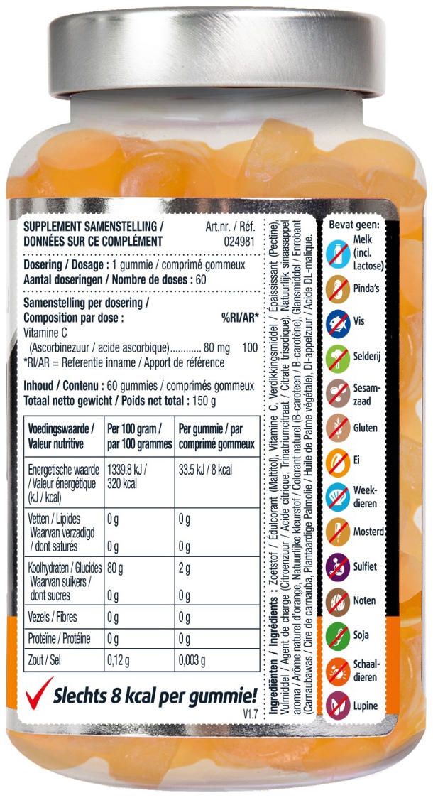 Lucovitaal Vitamine C Gummies 60 stuks