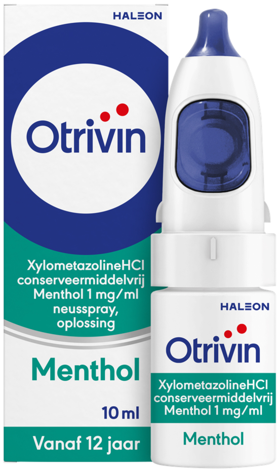 Otrivin Neusspray Menthol Xylometazoline HCI 1 mg/ml 10 ml