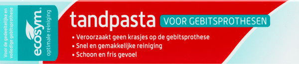 Tandpasta Voor Gebitsprothesen 75ml