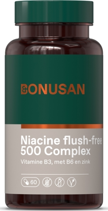 Niacine Flush-Free 500 Complex 60 Capsules