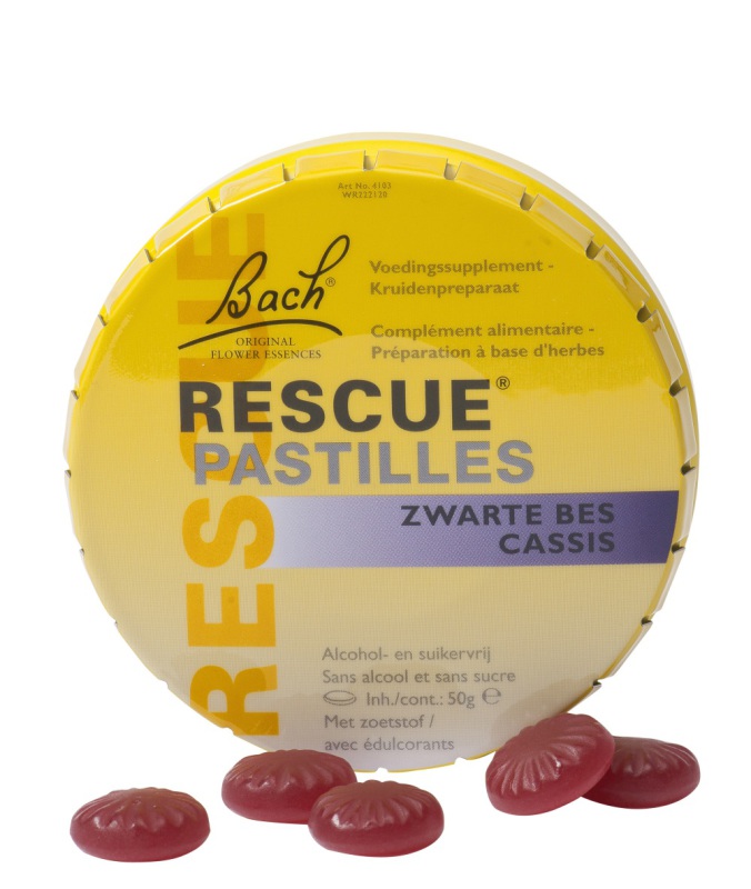Rescue Pastilles Zwarte Bes 50g