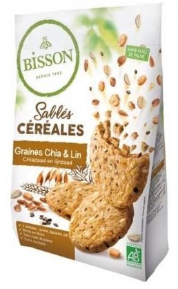 Zandkoekjes Chia & Lijnzaad Bio 200g