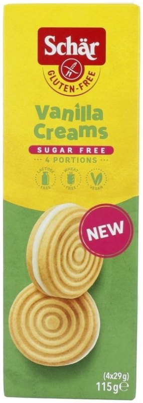 dr. schar Schar Vanilla Creams 115gr