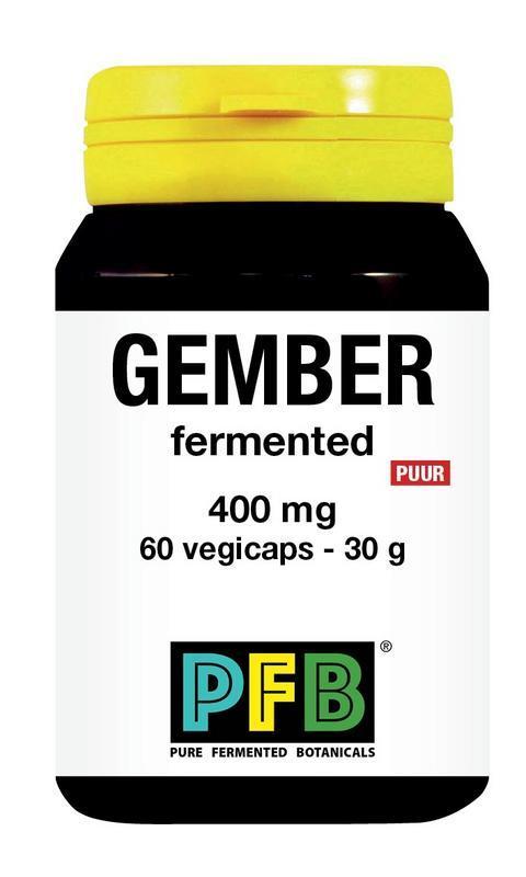 Gember Fermented 400 MG 60 Vegicaps