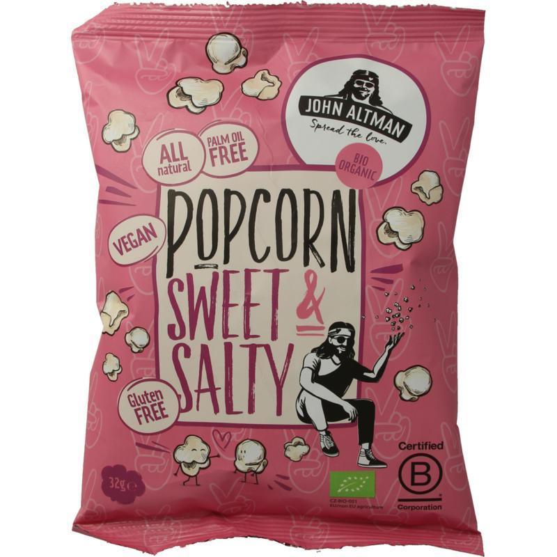 Popcorn sweet & salty bio 32g