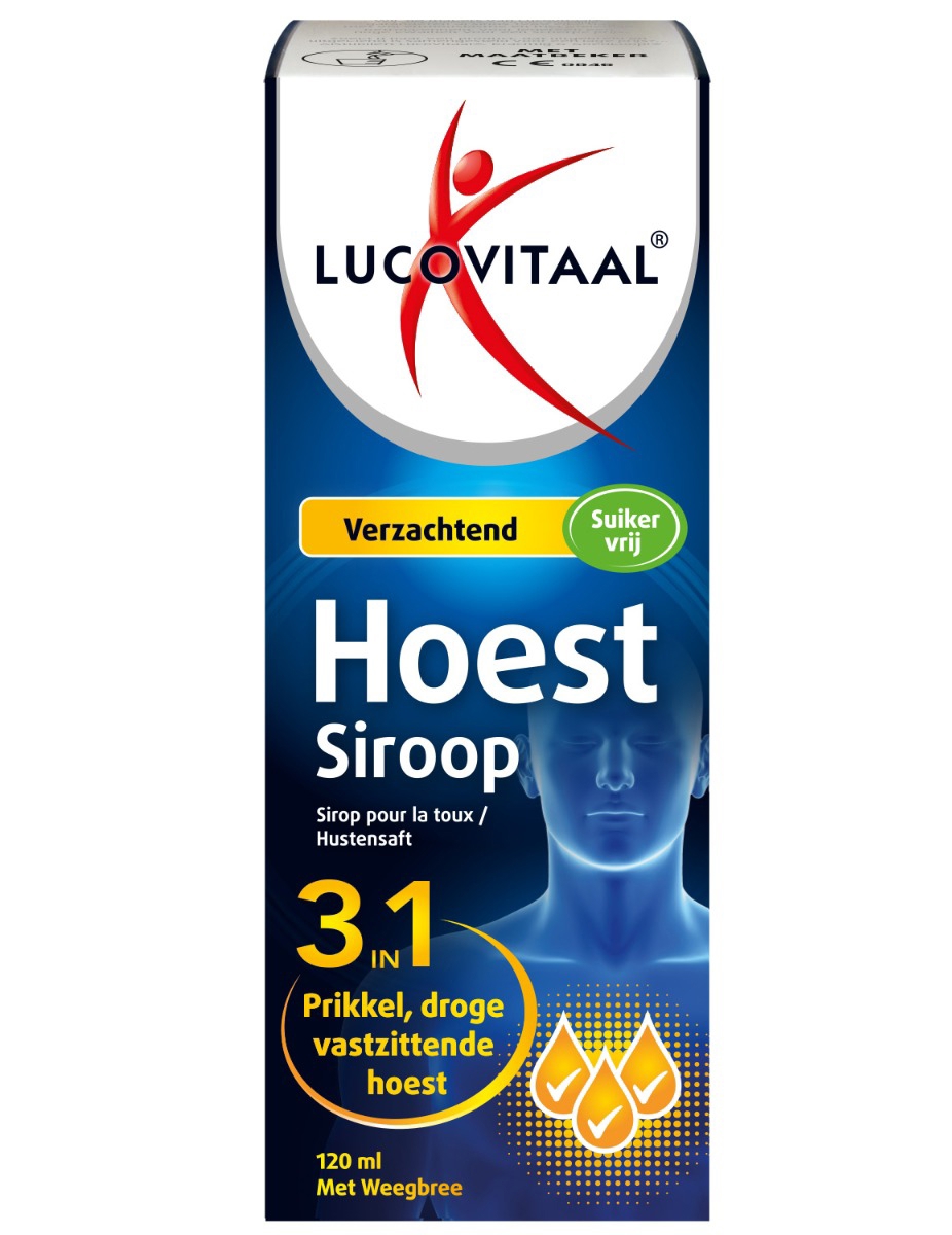Lucovitaal Hoest Siroop 3 In 1 120 ML