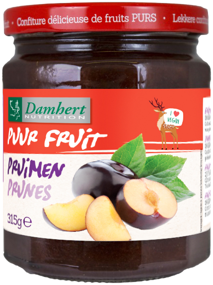 Puur Fruit Confituur Pruimen 315 Gram