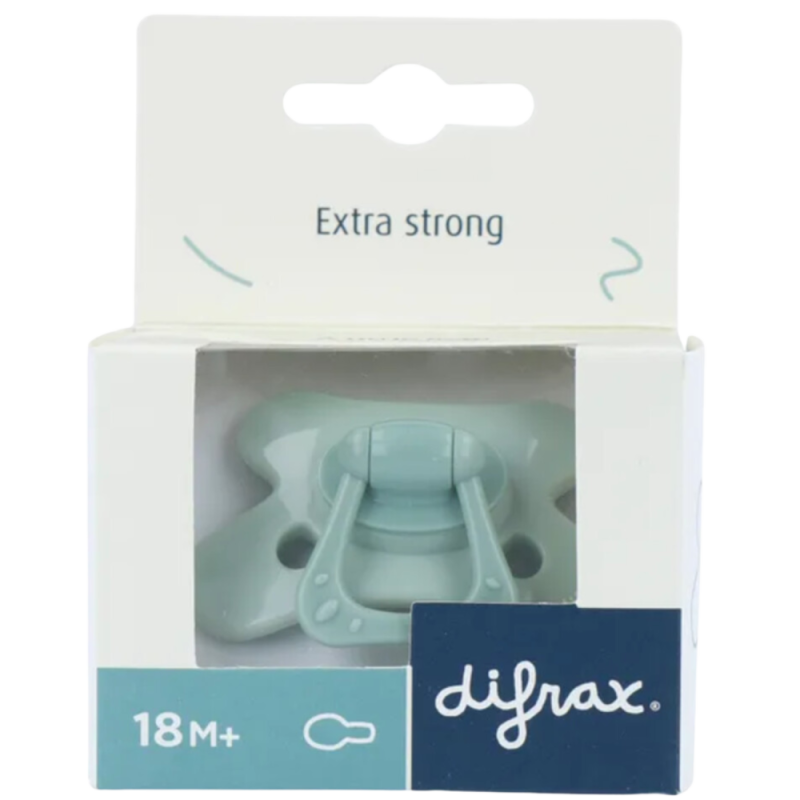 Difrax Fopspeen Natural 18+ Maanden Green Jade 1 stuk