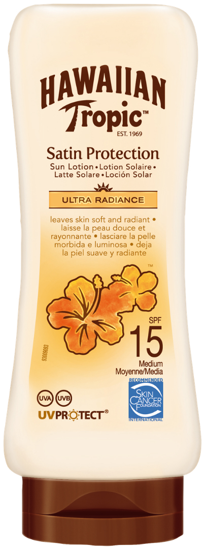 Hawaiian Tropic Zonnebrand - Radiance Spf 15 180 Ml.