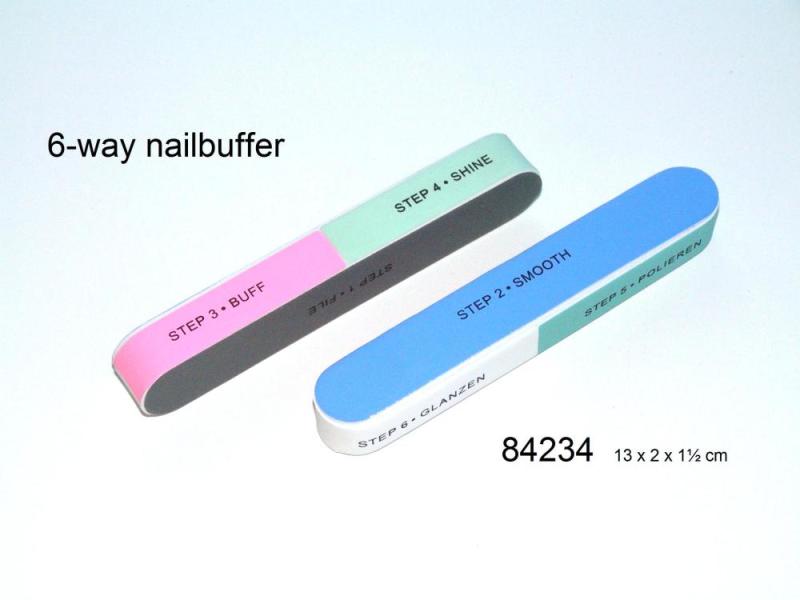 Nagelvijl -6 Way Nailbuffer 1 Stuk