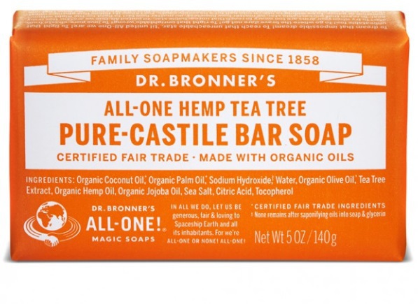 Dr Bronners Toiletzeep Tea Tree 140g
