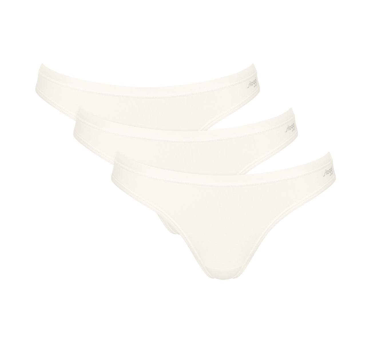 Sloggi GO Daily Cotton Dames Mini 3-Pack Silk White