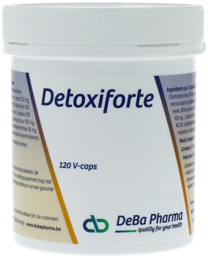 Deba Pharma Detoxiforte 120 vegan capsules
