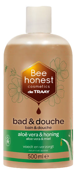 Traay Bad & Douche Aloë Vera Honing 500ml