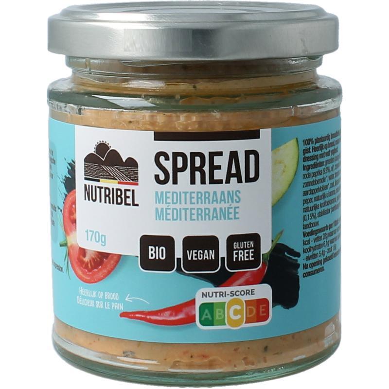 Mediterraans spread glutenvrij bio 190ml