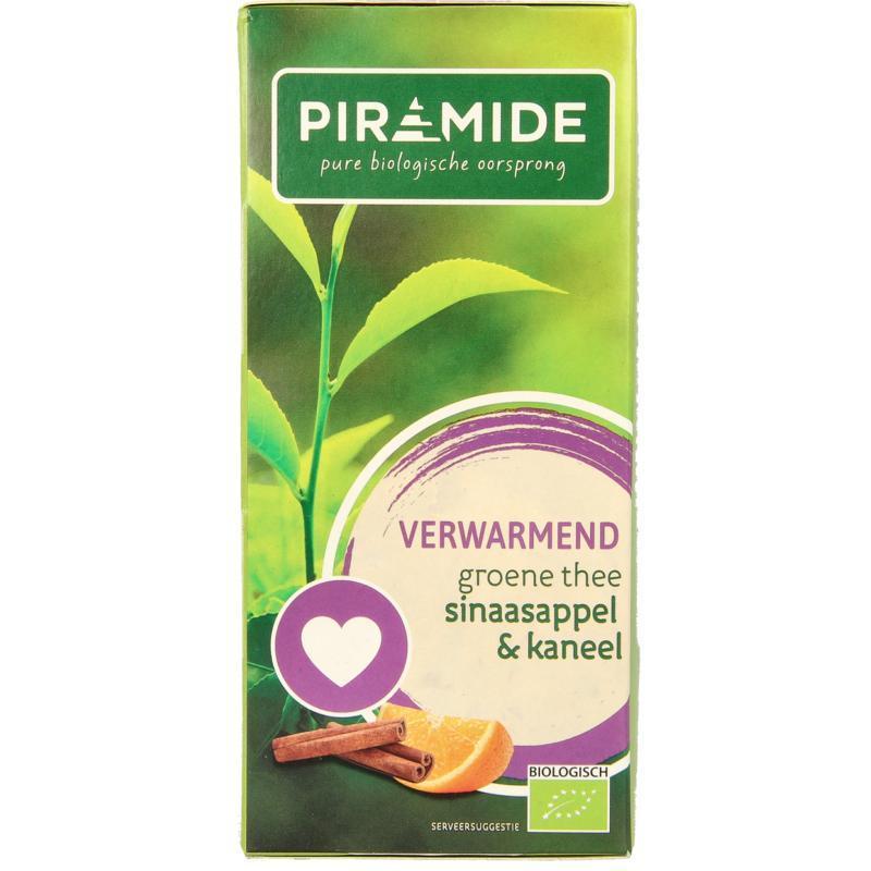 Verwarmend Groene Thee Sinaasappel & Kaneel 20 Stuks