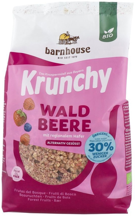 Barnhouse Krunchy Muesli Bosvruchten 500 gram