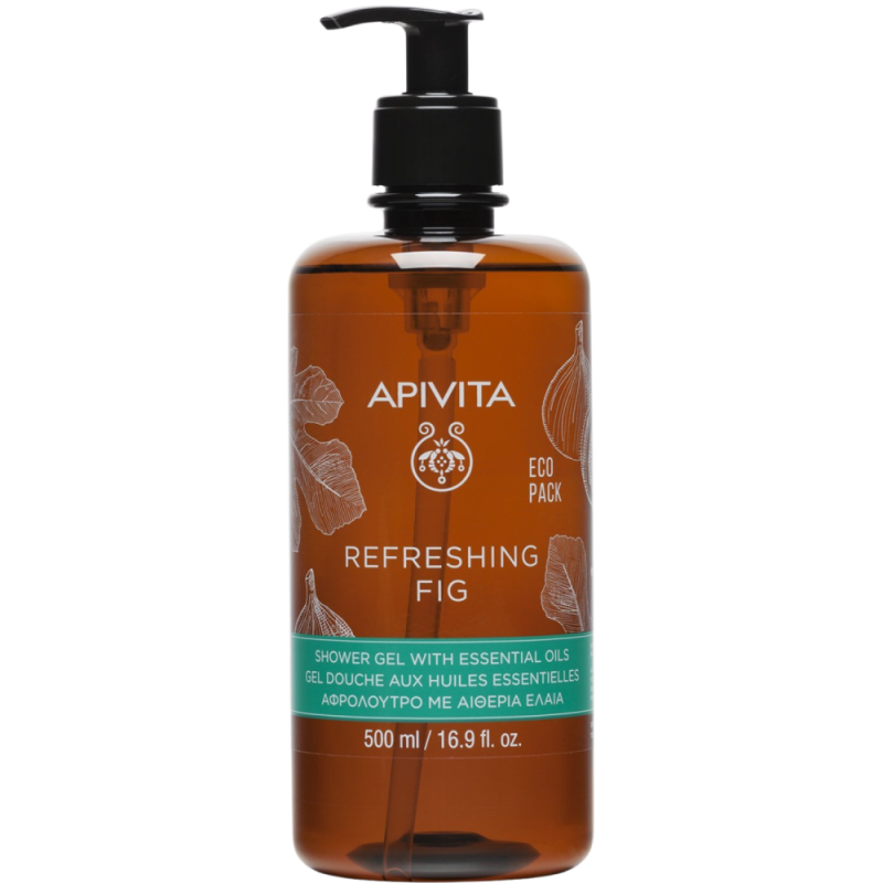 Apivita Refreshing Fig Douchegel met Essentiële Oliën 500ml