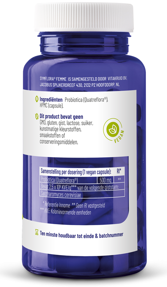 Vitakruid Symflora Femme 90 Vegicaps