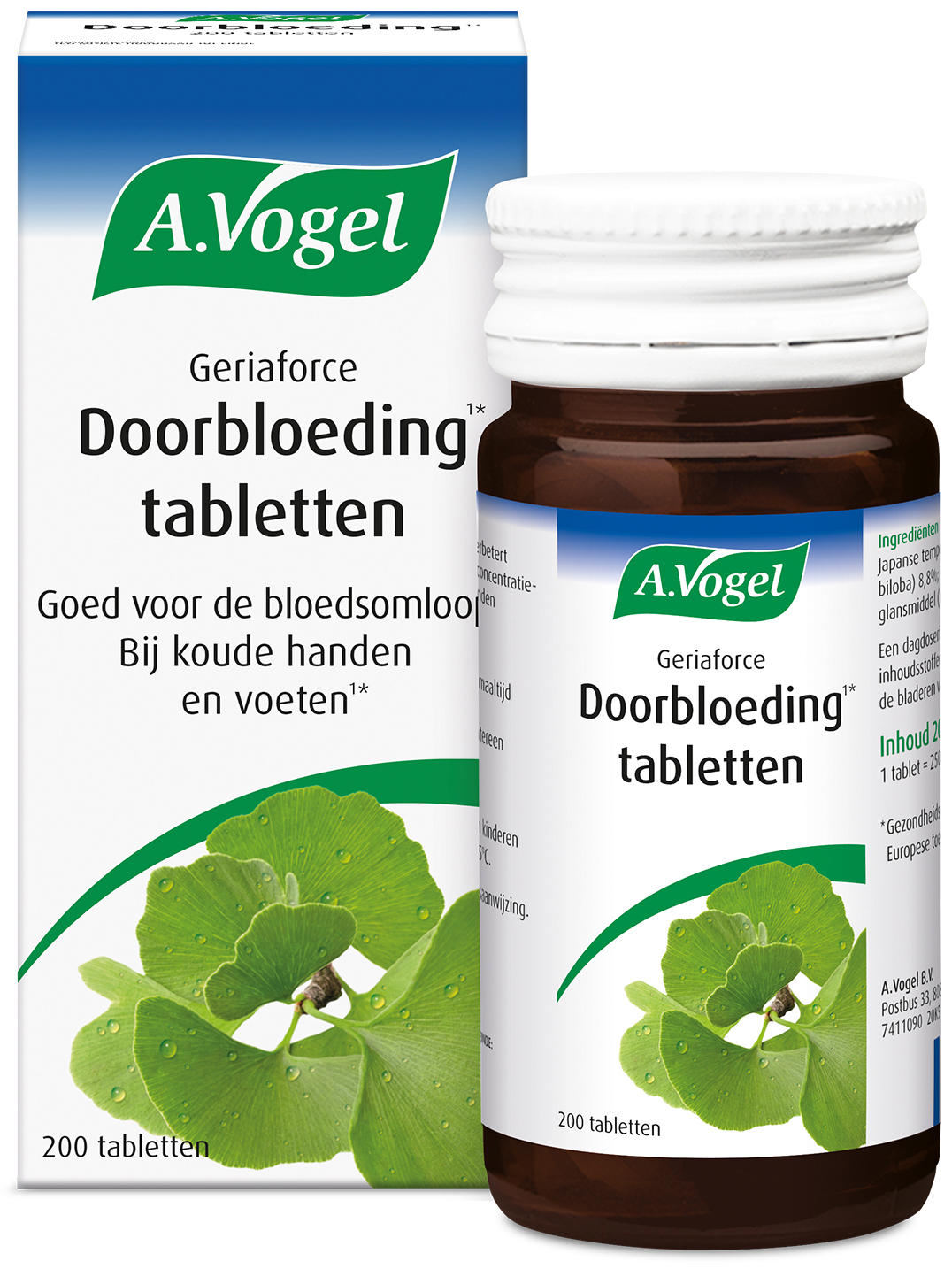 A.Vogel Geriaforce Doorbloeding tabletten 200 Stuks