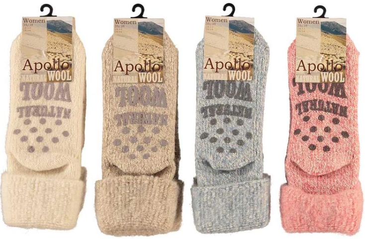 Slofsok Anti Slip Dames 35-38 1 paar