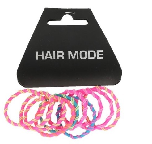 Kids Haarelastiek met Ribbels 10 Stuks