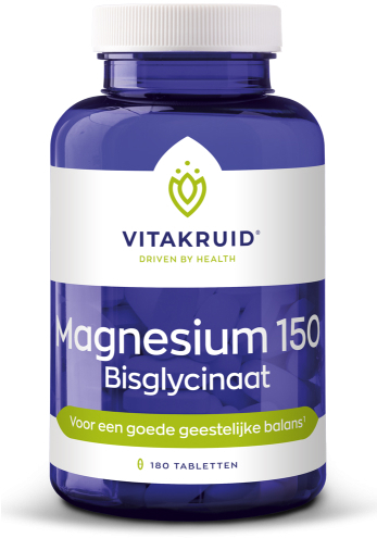Vitakruid Magnesium 150 Bisglycinaat 180 tabletten