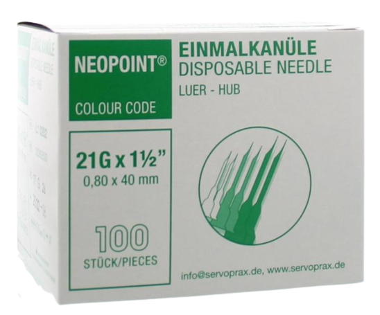 Injectienaald Steriel 0.8 x 40 100st