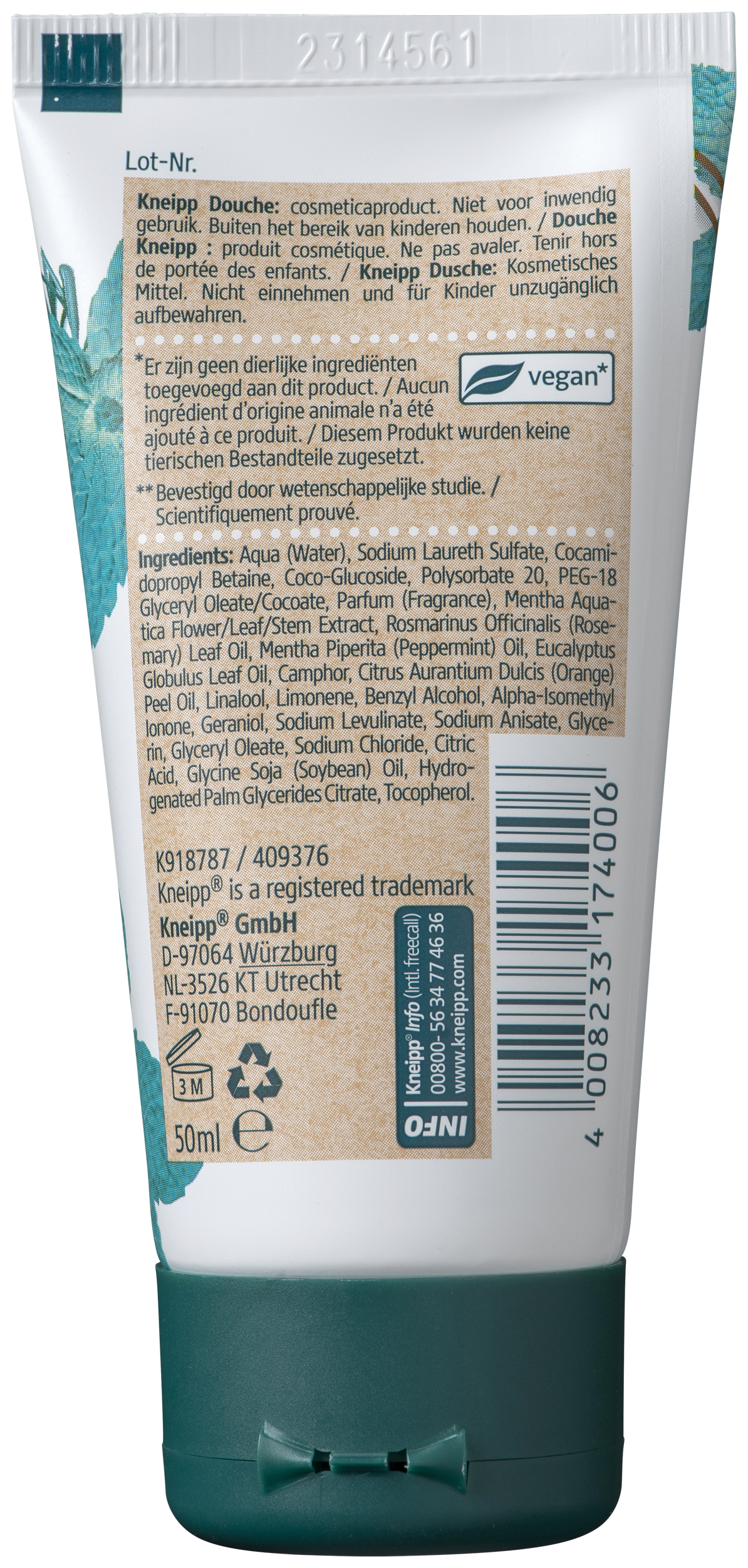 Kneipp Goodbye Stress Douche Mini 50 ML