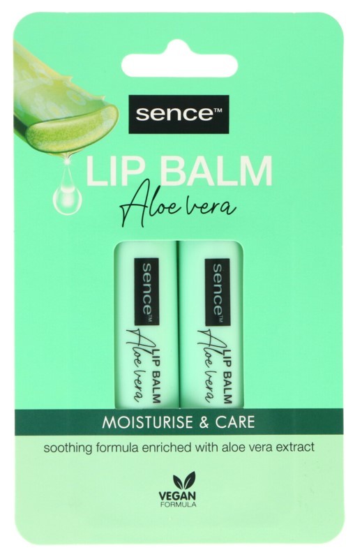 Lipbalsem Aloë Vera 2 Stuks