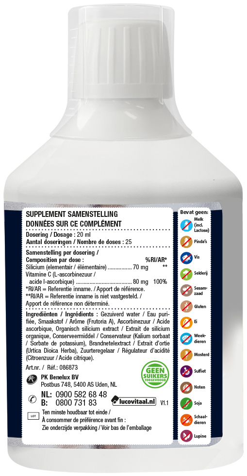 Lucovitaal Silicium Haarvolume 500ml