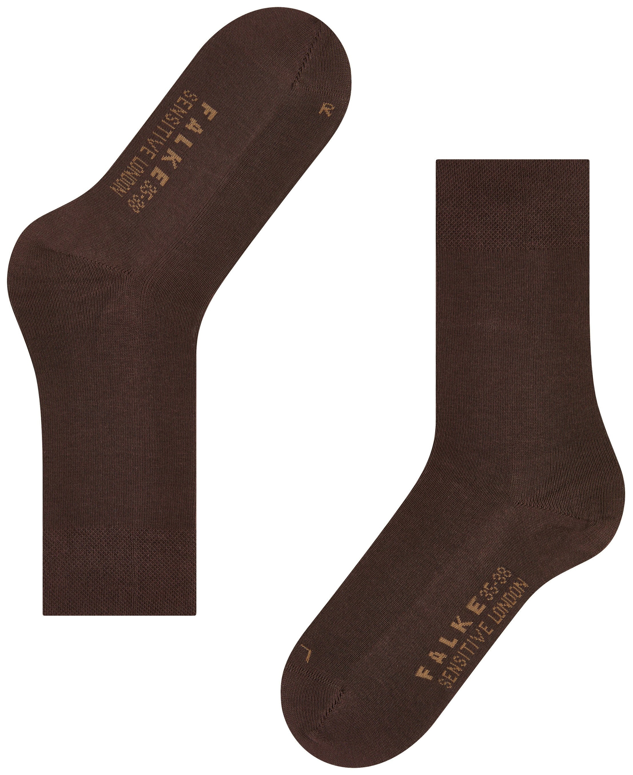 FALKE Dames Sensitive London Sokken Bruin