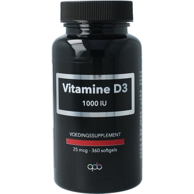 Vitamine D3 1000IU 25mcg 360sft