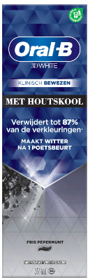 Tandpasta 3D White Houtskool 75ml