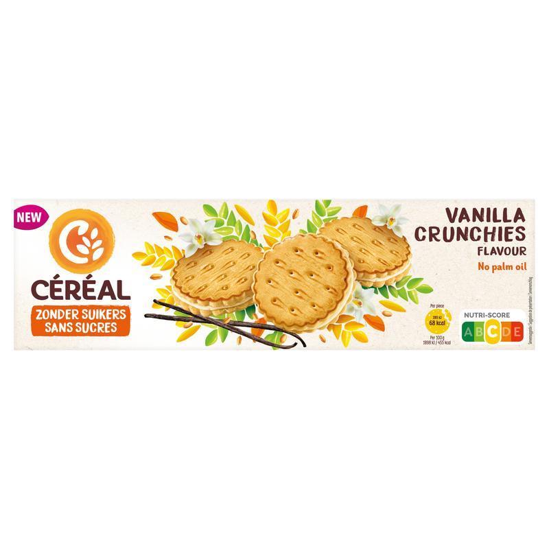 Céréal Vanilla crunchies zonder suikers 185 gram