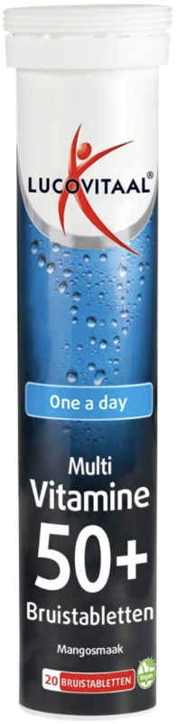Multi 50+ Bruistabletten met Mangosmaak 20 bruistabletten