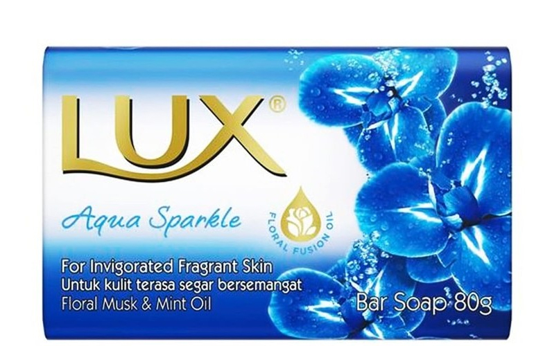 Lux Zeep Aqua Sparkle Blauw 80 Gram