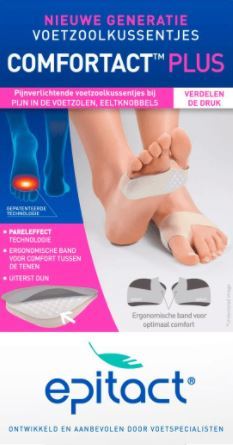 Voetzoolkussentjes Comfort Maat 42/45 2 stuks
