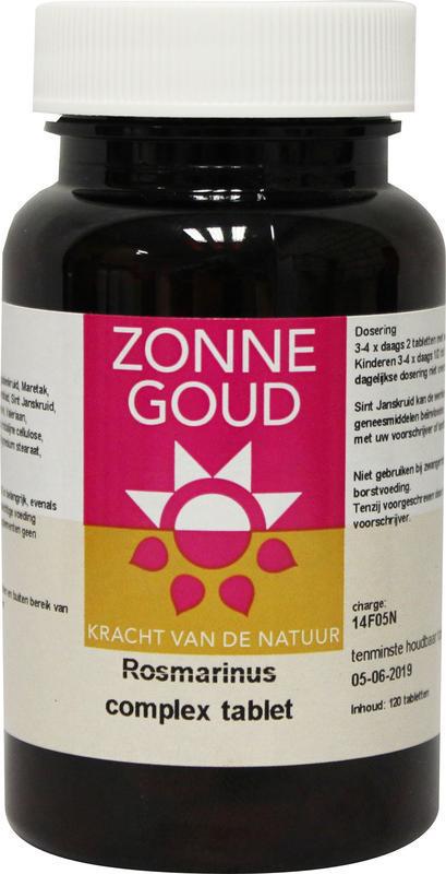Zonnegoud Rosmarinus complex 120tab
