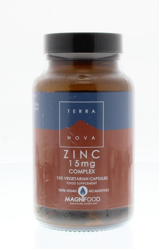 Zinc 15 MG Complex 100 Vegan Capsules