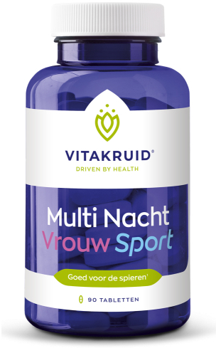 Vitakruid Multi Nacht Vrouw Sport 90 Tabletten
