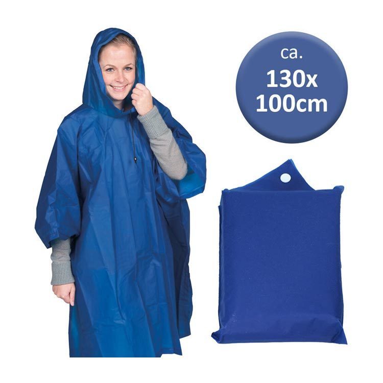 Regenponcho Blauw 1 Stuk