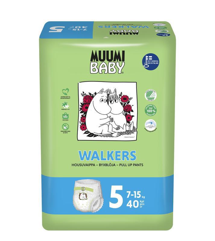 Ecologische Luierbroekjes Maat 5 7-15 kg 40 stuks