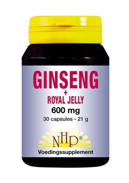 Ginseng royal jelly 600 mg 30 capsules