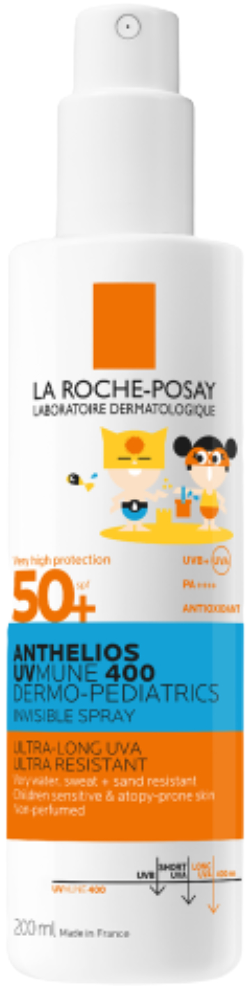 La Roche Posay Anthelios UVMune 400 Dermo-Pediatrics Onzichtbare Zonnebrandspray SPF50+ 200 ML