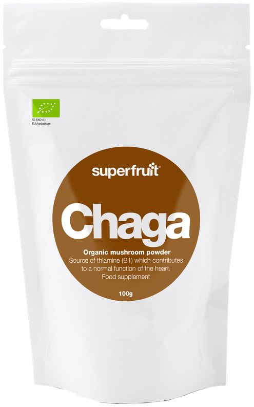Superfruit Chaga Poeder Biologisch 100 gram
