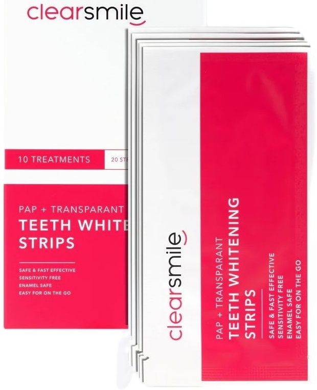 White Strips Transp 10st