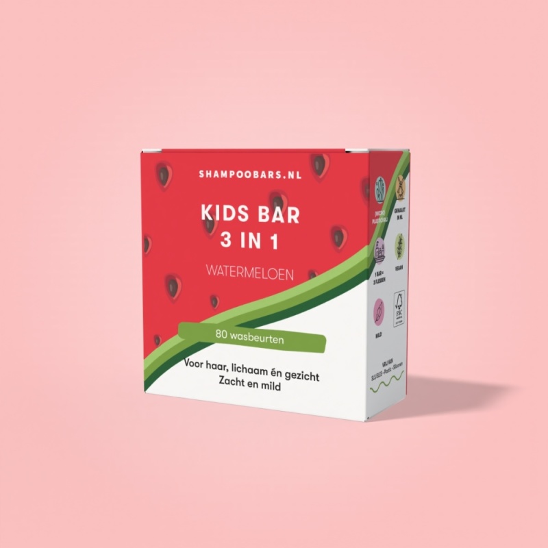 3-in-1 Bar Kids Watermeloen 60 Gram