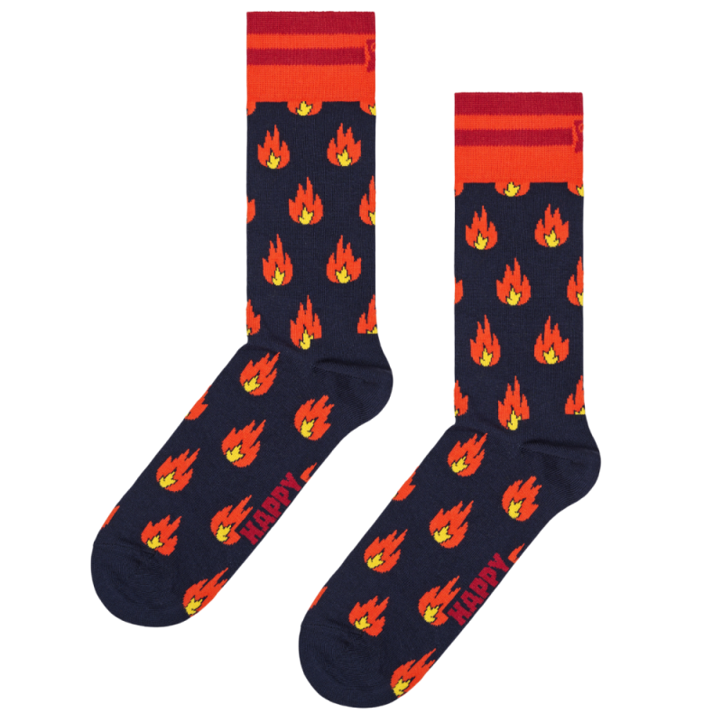 Happy Socks Flames Sock 41-46 1 paar